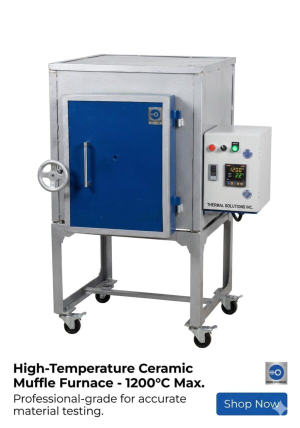 Electric test furnace -6''x6''x8''internal